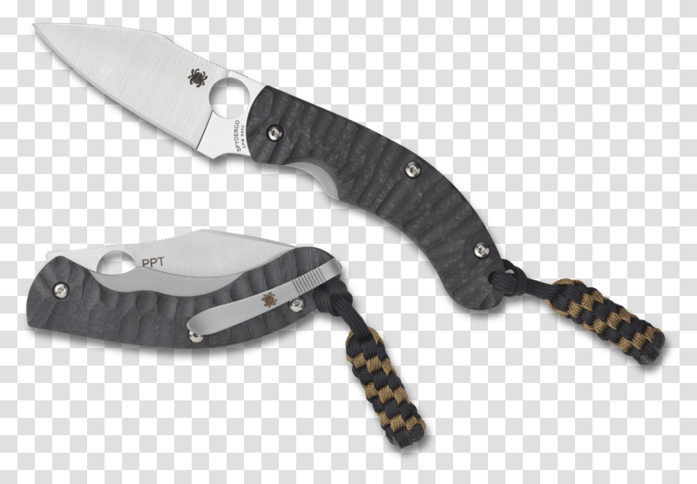 Spyderco Perrin Ppt, Knife, Blade, Weapon, Weaponry Transparent Png
