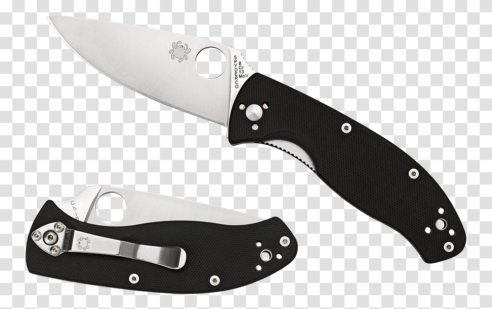 Spyderco Tenacious, Knife, Blade, Weapon, Weaponry Transparent Png