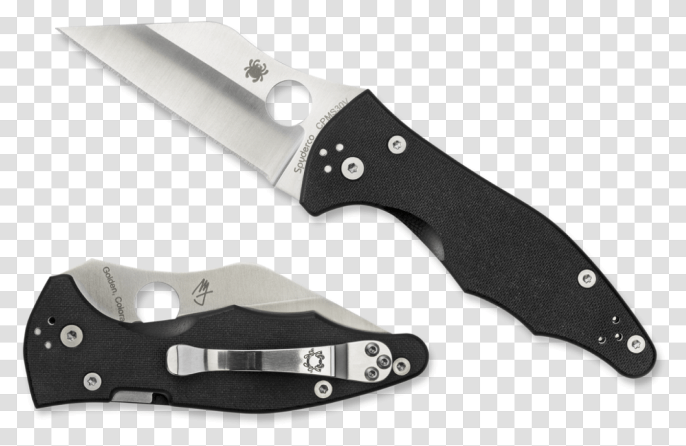 Spyderco Yojimbo 2 Blade Only, Knife, Weapon, Weaponry, Dagger Transparent Png