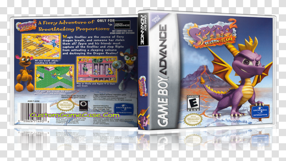 Spyro 2 Season Of Flame Spyro Season Of Flame Game Boy Advance, Book, Disk, Dvd, Toy Transparent Png