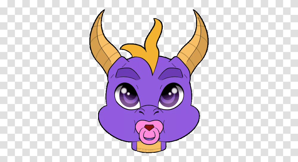 Spyro Binky Gif Fictional Character, Animal, Mammal Transparent Png