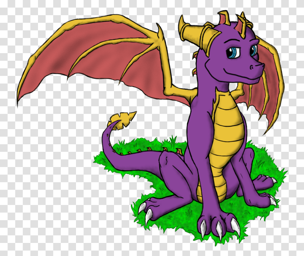 Spyro Drawing By Renixon Dragoartcom Dragon Transparent Png
