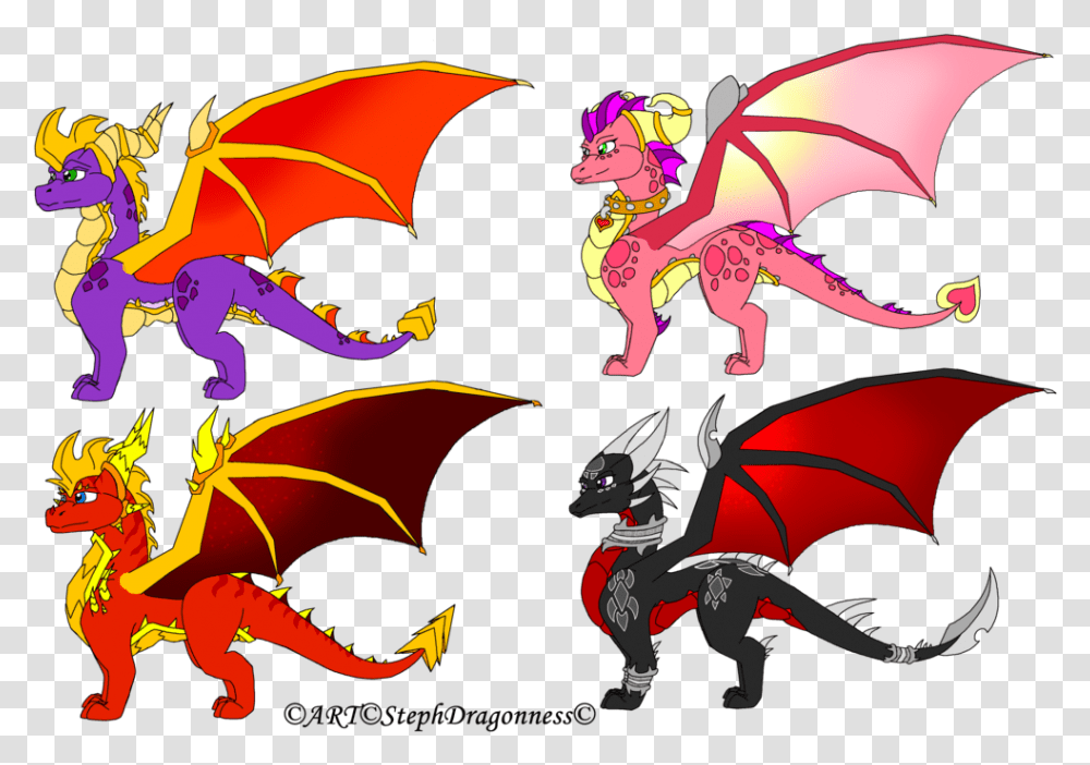Spyro Ember Flame Cynder By Stephdragonness Spyro The Spyro Ember And Flame Transparent Png