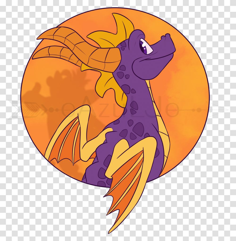 Spyro Orange - Weasyl Cartoon, Dragon, Produce, Food Transparent Png