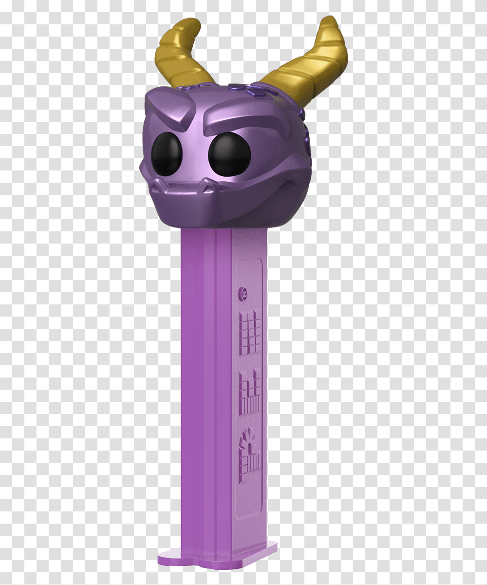Spyro Pop Pez, Toy, PEZ Dispenser, Purple Transparent Png