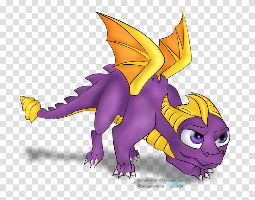 Spyro Reignited Ready For Action, Dragon, Person, Human, Toy Transparent Png
