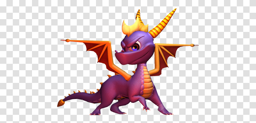 Spyro Reignited Trilogy Playstation 4 Logo, Dragon, Toy, Person, Human Transparent Png