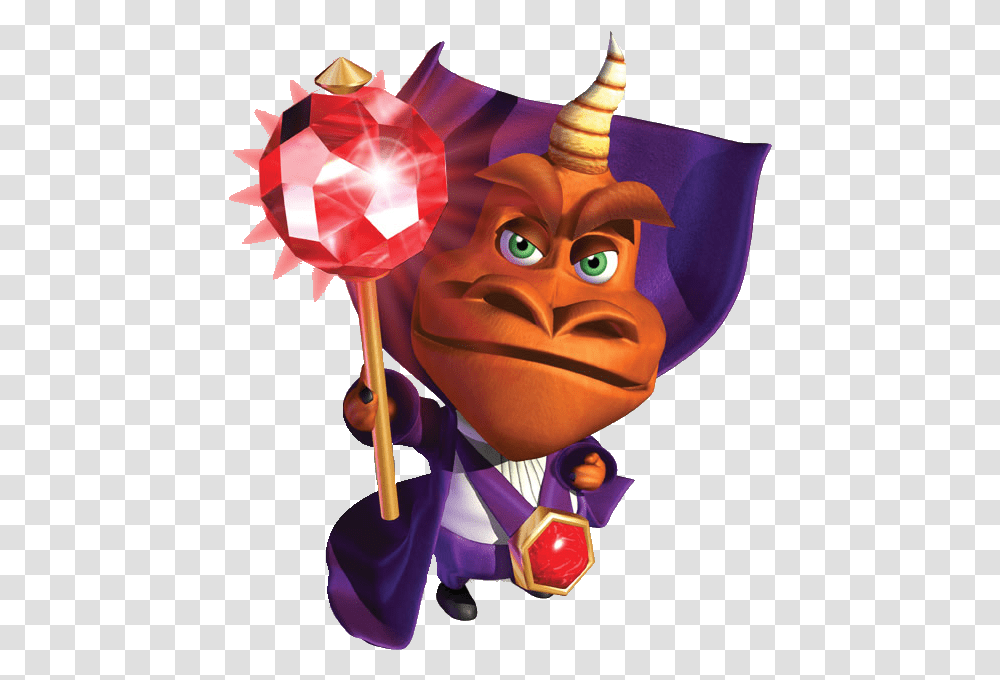Spyro Ripto, Sweets, Food, Head, Toy Transparent Png