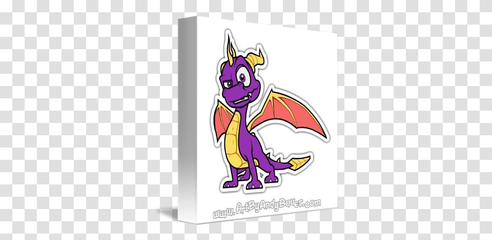 Spyro The Dragon By Andy Bauer Cartoon Transparent Png