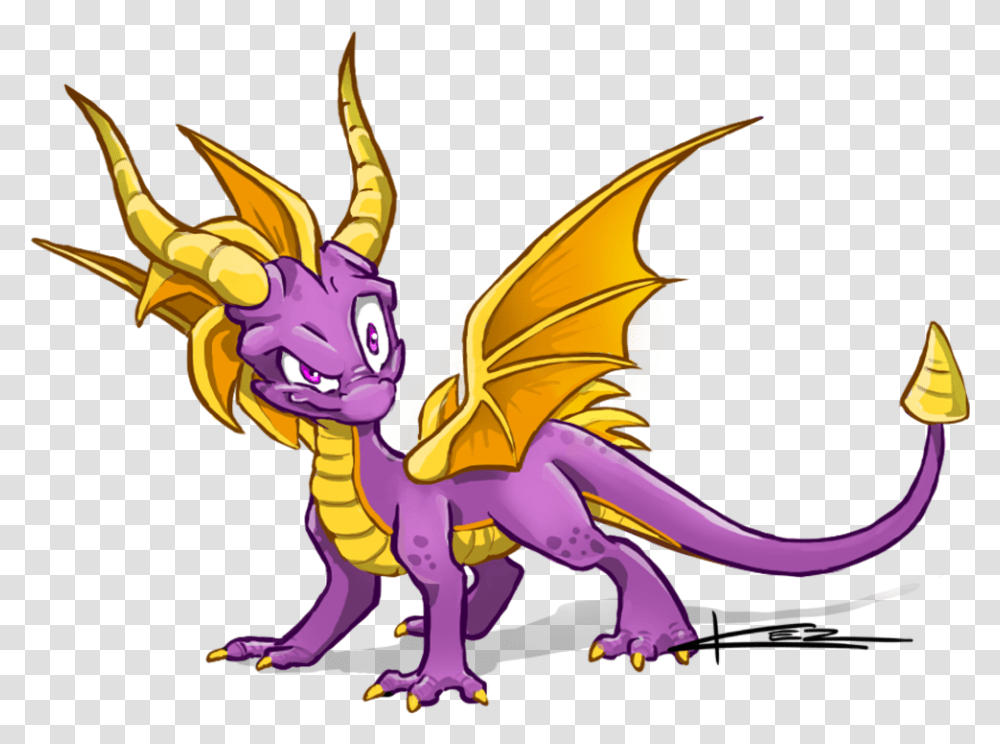 Spyro The Dragon Fan Art Transparent Png