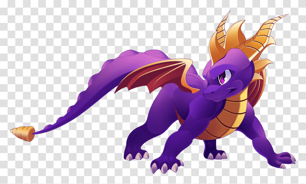 Spyro The Dragon Fanart Transparent Png