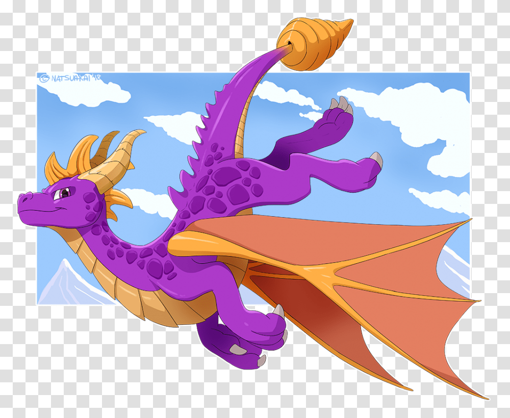 Spyro The Dragon Illustration Transparent Png