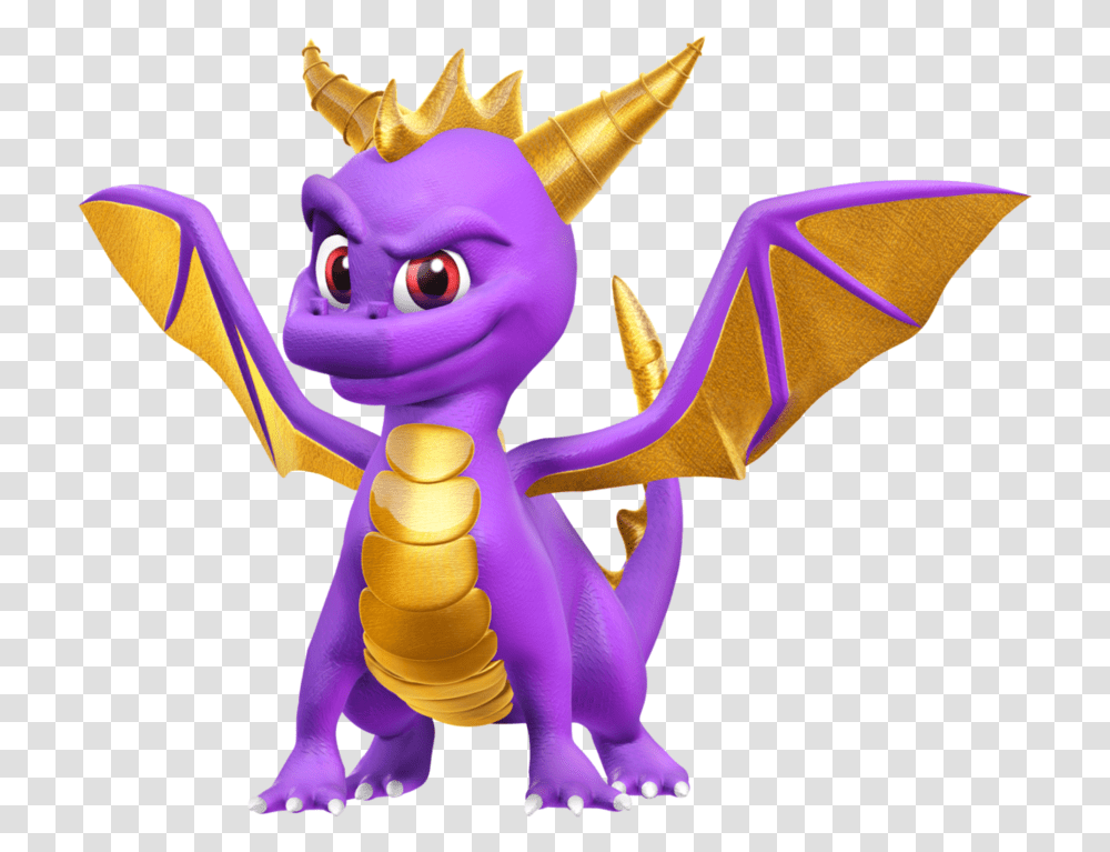 Spyro The Dragon Render By Nibroc Rock Spyro The Dragon 3d, Toy, Figurine, Animal, Graphics Transparent Png