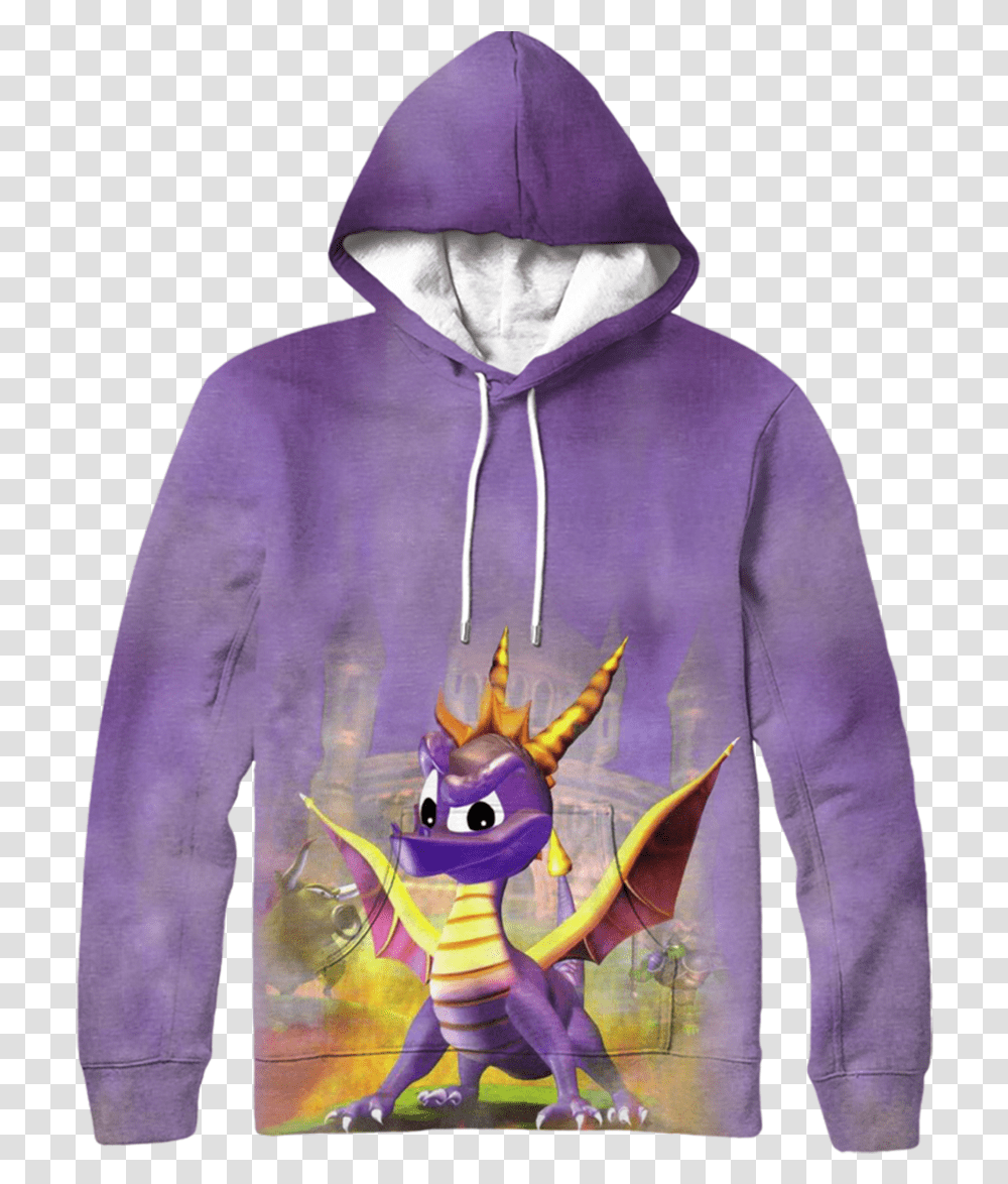 Spyro The Dragon Spyro The Dragon Game, Apparel, Sweatshirt, Sweater Transparent Png