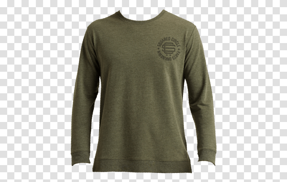 Sqc Fighting Club Sweatshirt Green Long Sleeve, Clothing, Apparel, Person, Human Transparent Png