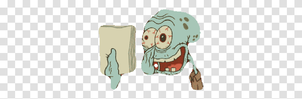Sqidward Gifs Wifflegif Squidward If You Dont Like Me At My You Don T Deserve Me At My, Cushion, Art, Drawing, Pillow Transparent Png