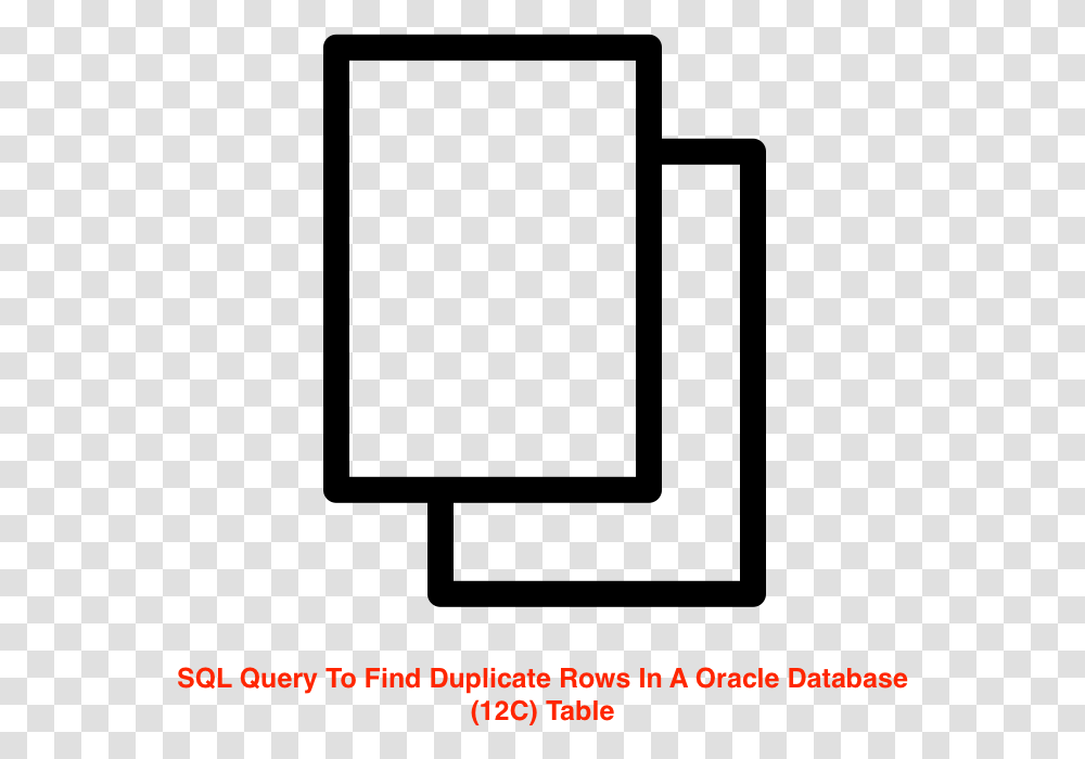 Sql Query To Find Duplicate Rows In A Oracle Databasetable, Outdoors, World Of Warcraft, Gray Transparent Png