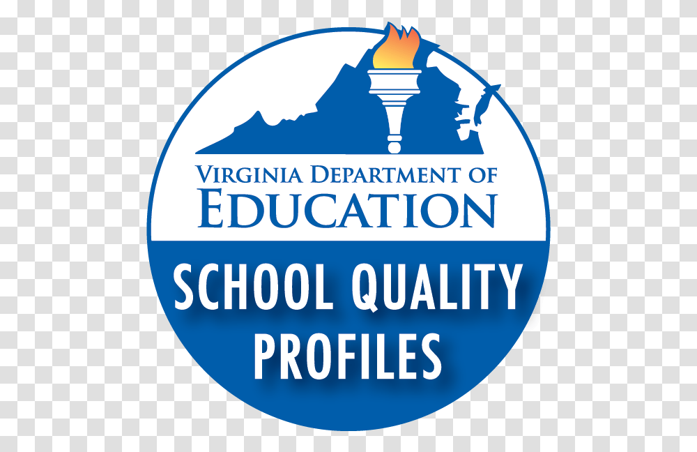 Sqp Web Button Virginia School Quality Profile, Light, Logo Transparent Png