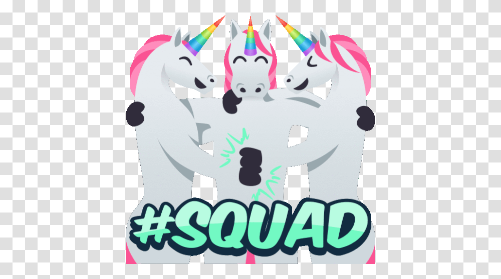 Squad Unicorn Life Gif Squad Unicornlife Joypixels Discover & Share Gifs Unicorn, Graphics, Art, Text, Snowman Transparent Png