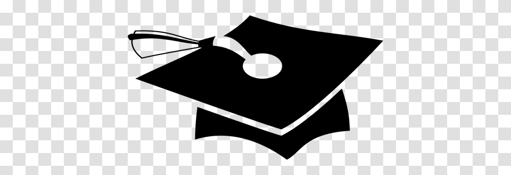 Square Academic Hat Silhouette, Gray, World Of Warcraft Transparent Png