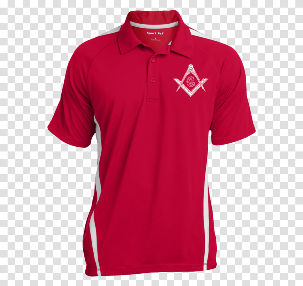 Square Amp Compass Colorblock 3 Button Polo Polo Shirt, Apparel, Jersey, Sleeve Transparent Png