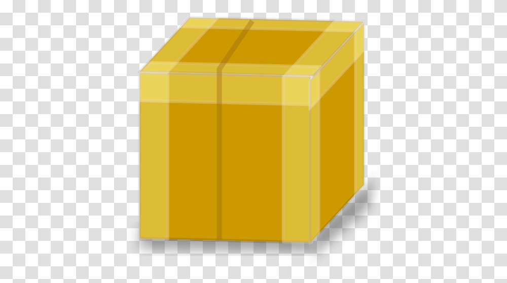Square Angle Yellow Clipart Cargo Clipart, Cardboard, Box, Mailbox, Letterbox Transparent Png