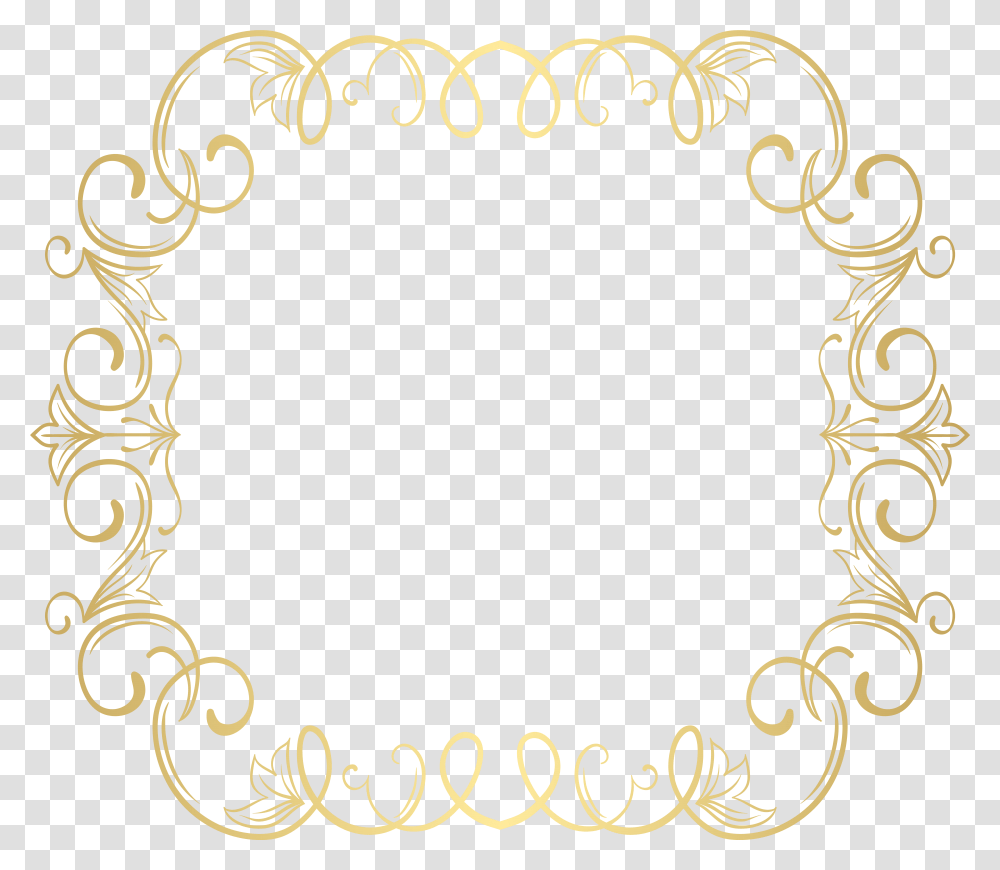 Square Border Frame Clipart, Oval, Floral Design, Pattern Transparent Png