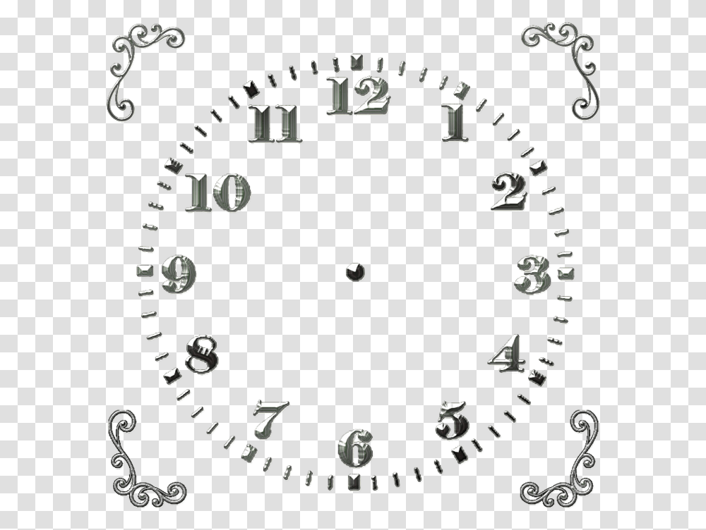 Square Clock Face Printable Square Clock Faces, Analog Clock, Wall Clock, Compass Transparent Png