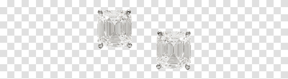 Square Ear Ring, Diamond, Gemstone, Jewelry, Accessories Transparent Png