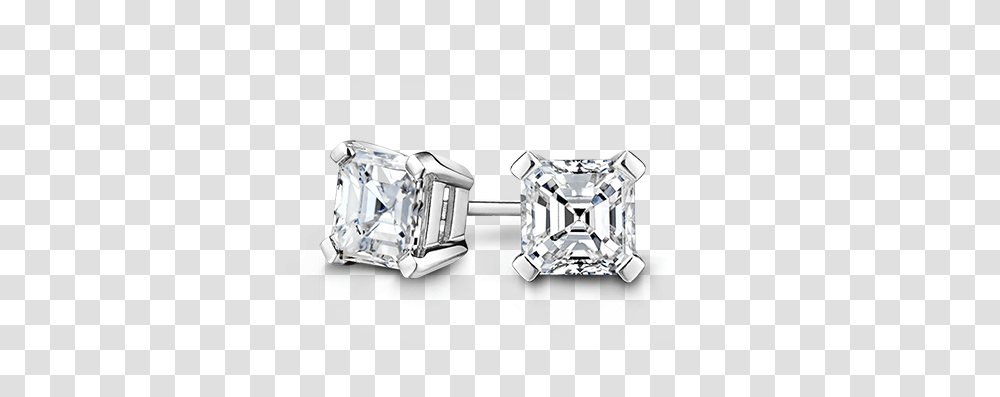 Square Emerald Cut Diamond Stud Earrings Emerald Cut Diamond Stud Earrings, Accessories, Accessory, Jewelry, Gemstone Transparent Png