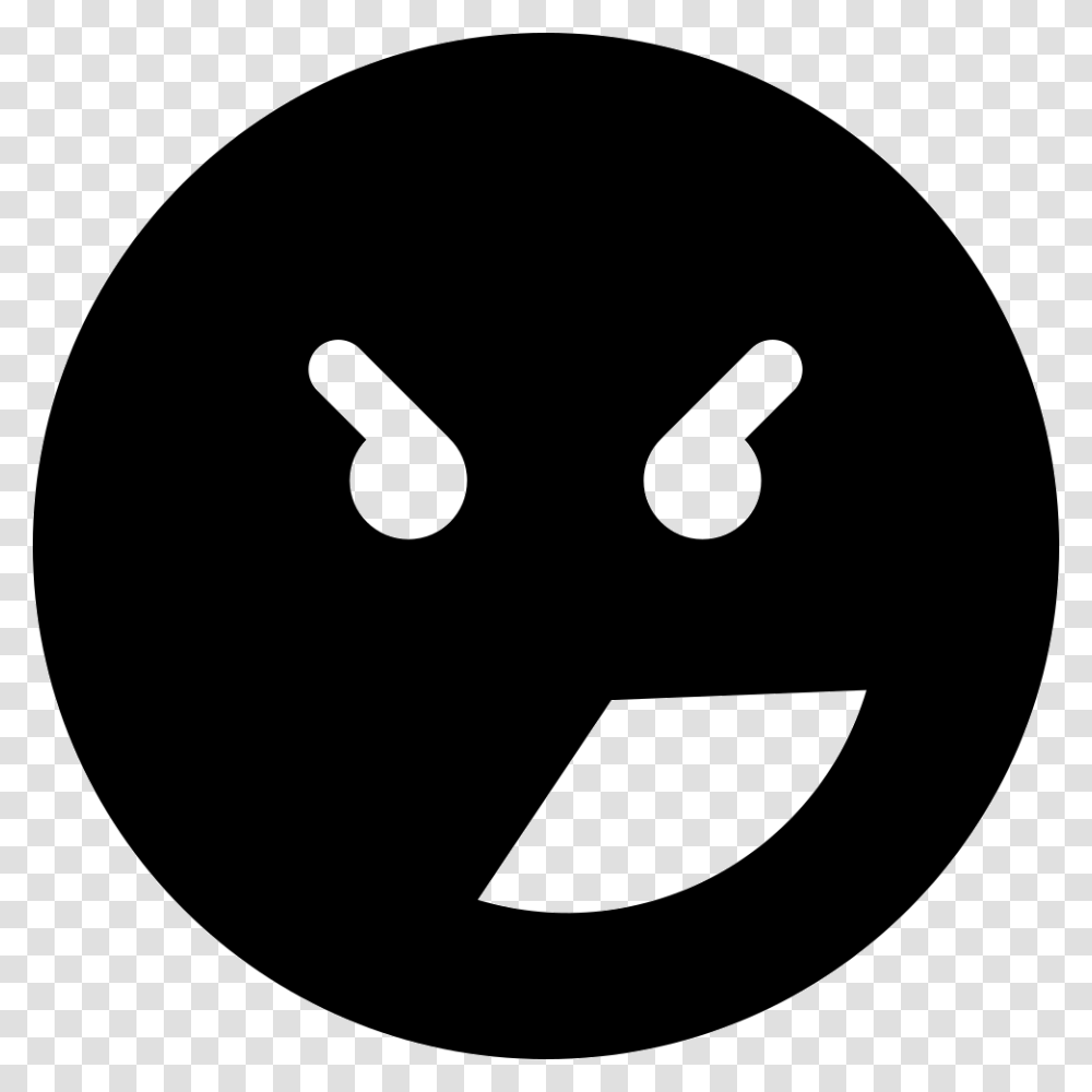 Square Emoticon Angry Face, Moon, Outer Space, Night Transparent Png