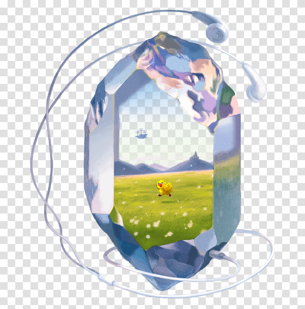Square Enix Music Theme, Painting, Jar, Crystal Transparent Png