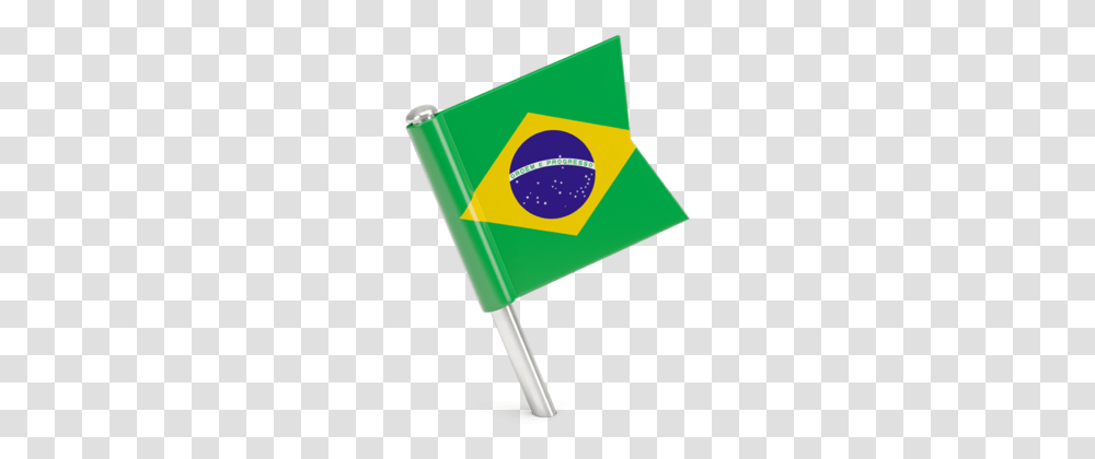Square Flag Pin Brazil Flag, Badminton, Sport, Sports, Golf Transparent Png