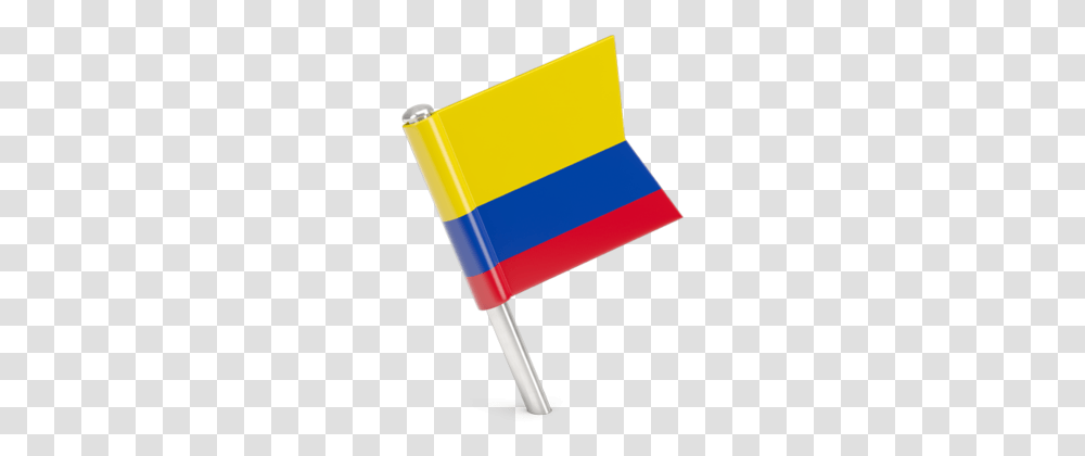 Square Flag Pin Colombia Flag, Hoe, Tool, Diary Transparent Png