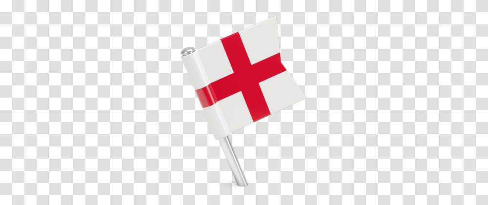 Square Flag Pin England Flag Pin, First Aid, Fence, Barricade Transparent Png