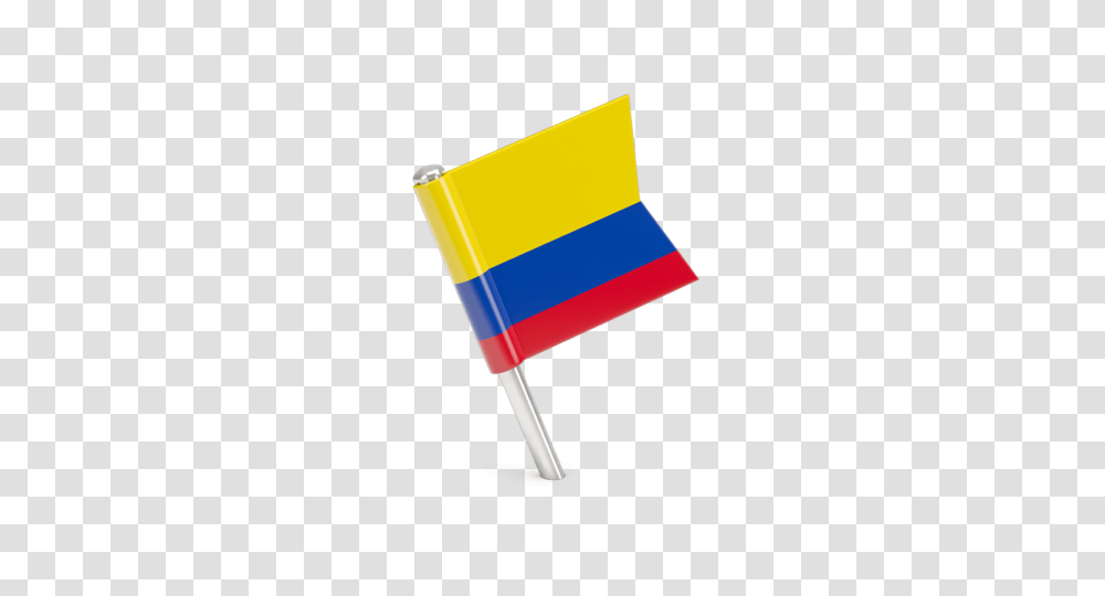 Square Flag Pin Illustration Of Flag Of Colombia, Diary, Document, File Binder Transparent Png