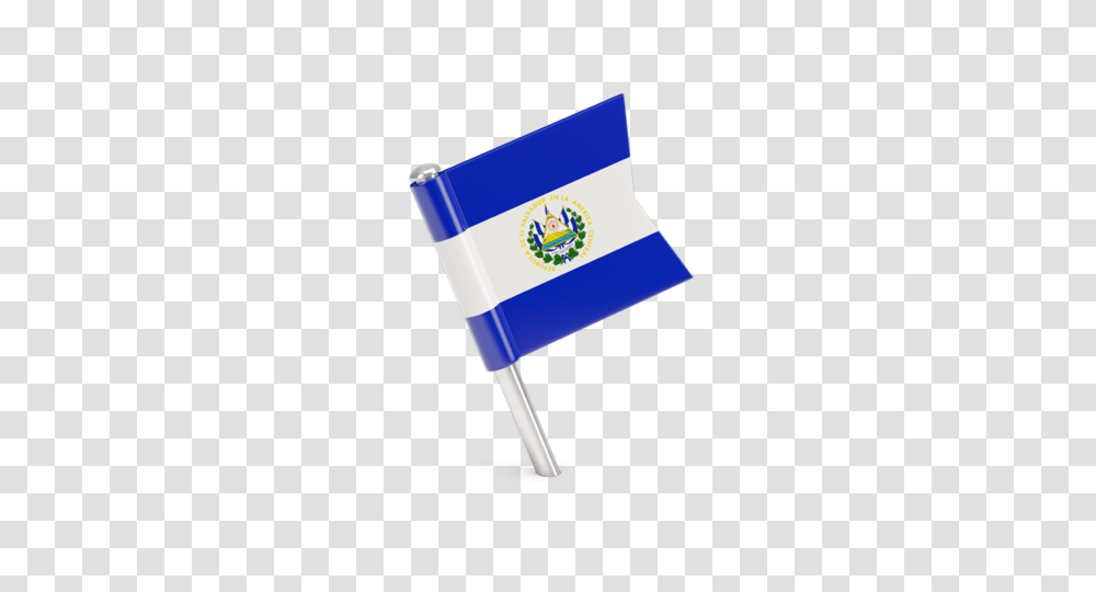 Square Flag Pin Illustration Of Flag Of El Salvador, Business Card, Paper Transparent Png