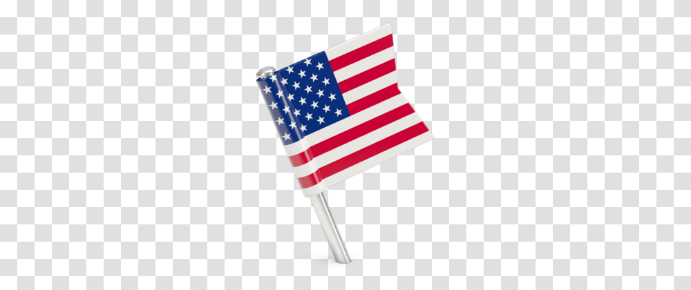 Square Flag Pin Usa Flag Pin Icon, American Flag Transparent Png
