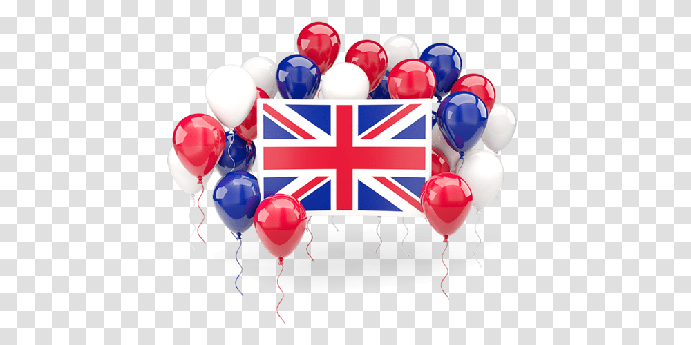 Square Flag With Balloons Clipart Union Jack Flag, Leisure Activities, Vehicle, Transportation, Van Transparent Png