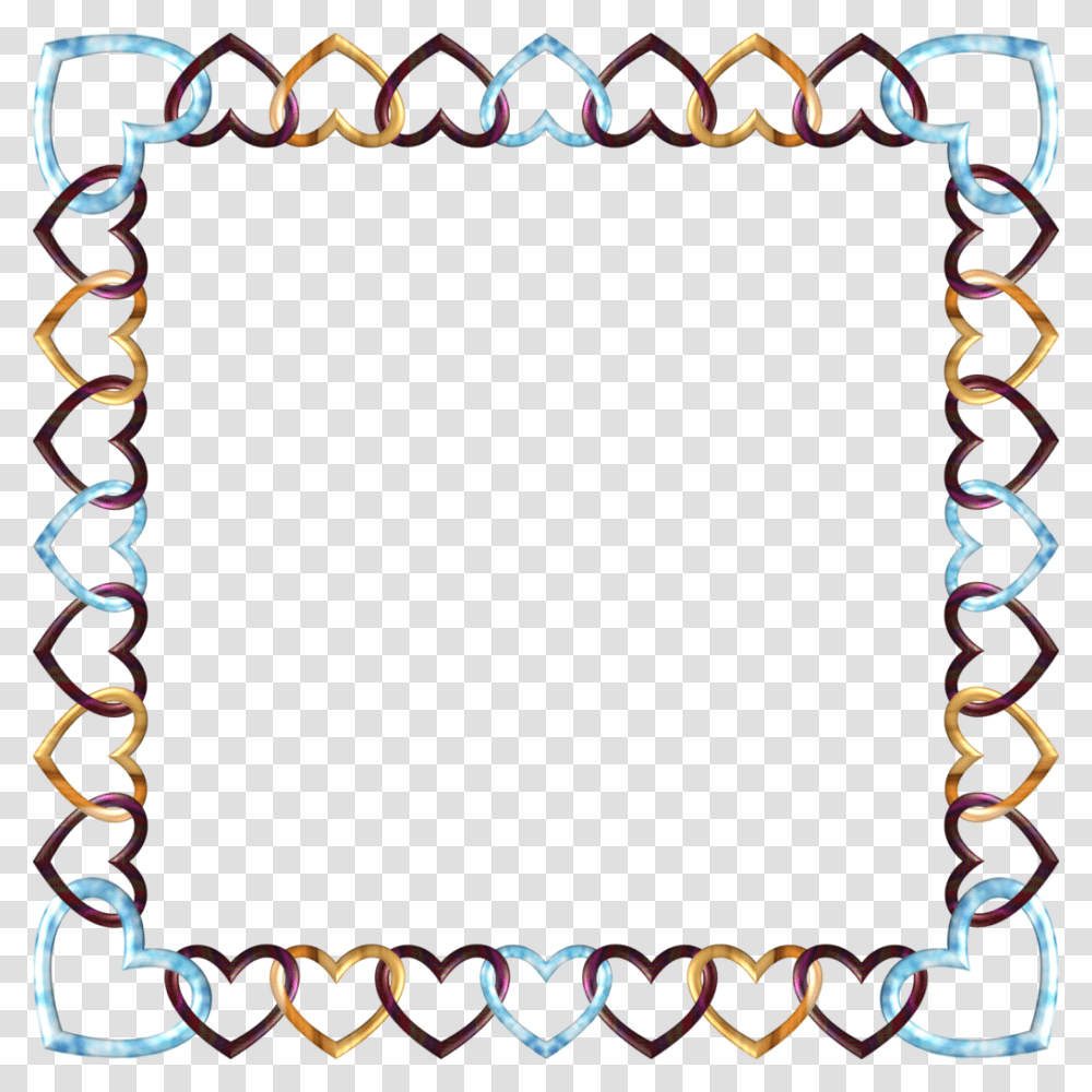 Square Frame, Chain, Chain Mail, Armor Transparent Png
