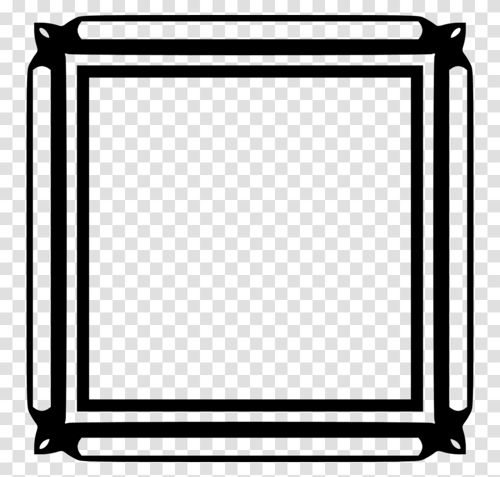 Square Frame, Screen, Electronics, Monitor, LCD Screen Transparent Png