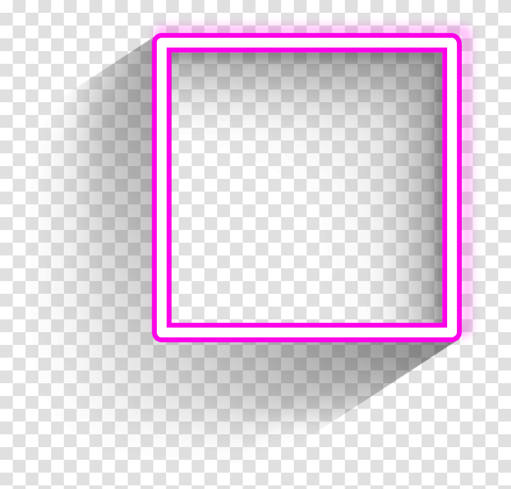 Square Freetoedit Frame Pink Border Geometric Lilac, Light, Monitor, Screen, Electronics Transparent Png