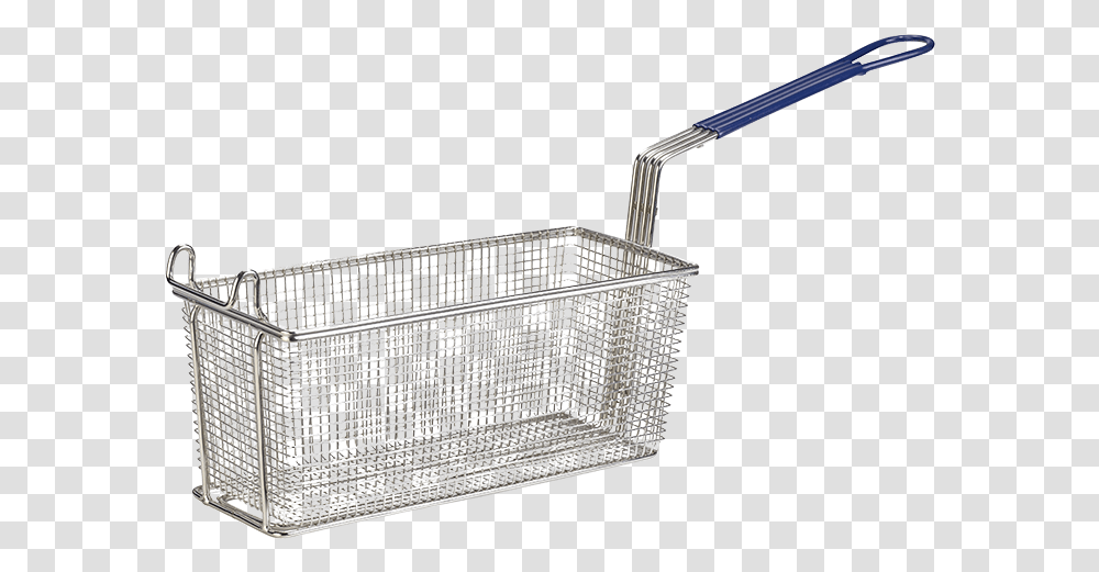 Square Fryer Basket Sp F032 Green Handle Fry Basket, Crib, Furniture, Shopping Basket, Shower Faucet Transparent Png