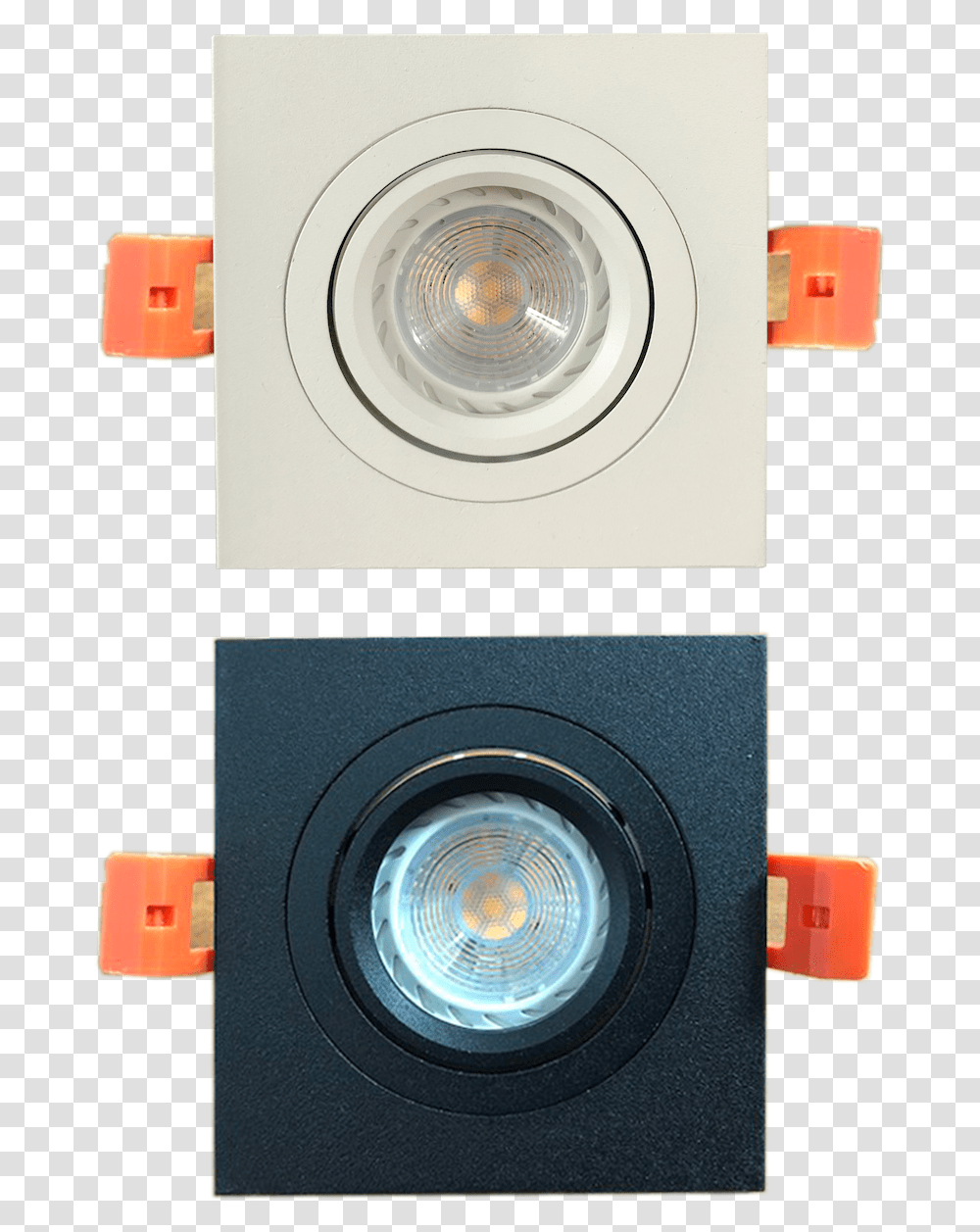 Square Gu10 Spotlight White Black Ceiling Single Spot Light, Sphere, Camera, Electronics, Metropolis Transparent Png