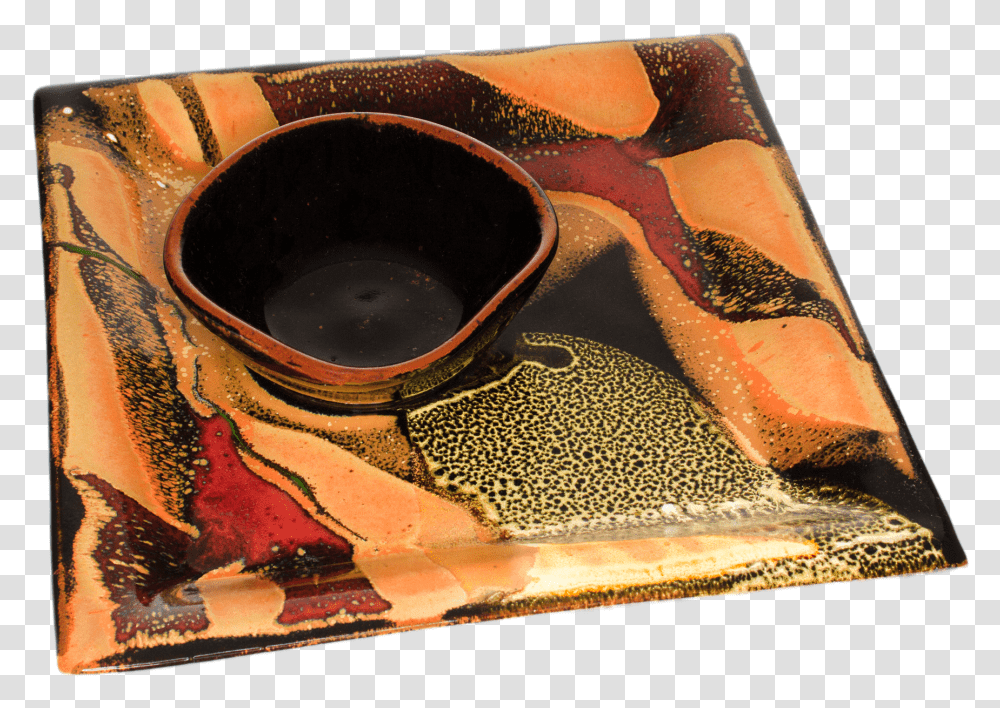 Square Handmade Pottery Chip And Dip Earthenware, Outdoors, Animal, Soil Transparent Png