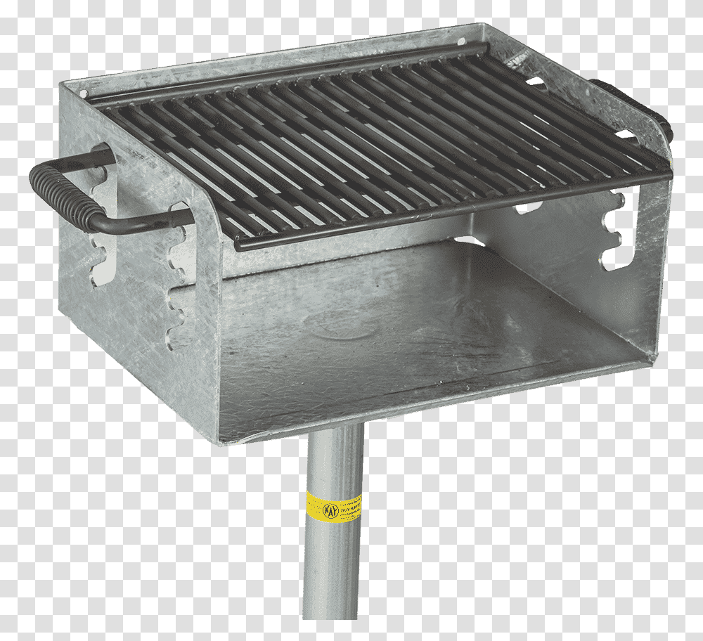 Square Inch Galvanized Park Grill Outdoor Grill Rack Amp Topper, Mailbox, Letterbox, Aluminium, Steel Transparent Png