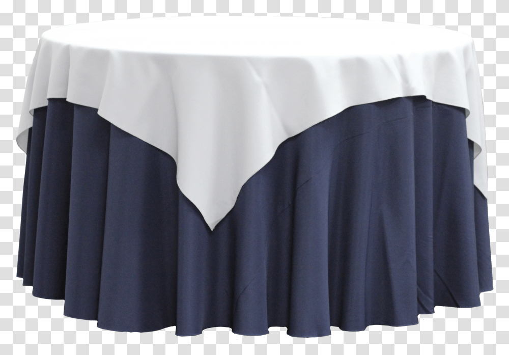 Square Linen Overlay Tablecloth Transparent Png