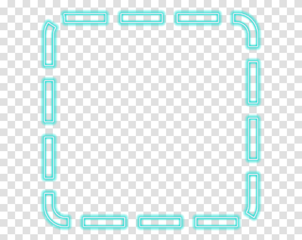 Square Lines Geometry Neon Glow Light Neoneffect Parallel, Pattern, Network, Pac Man Transparent Png