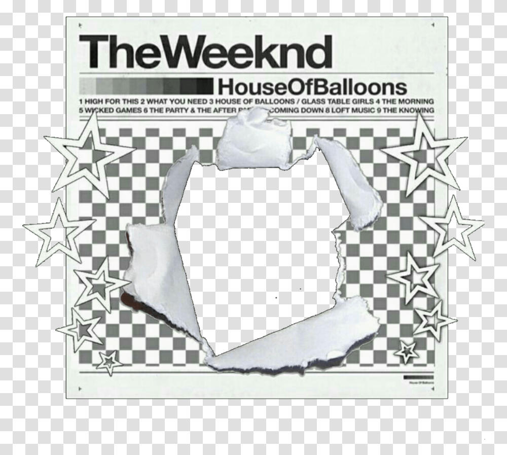 Square News Newspaper Tumblr Editing Stars Sticker Echoes Of Silence The Weeknd, Text, Poster, Advertisement, Person Transparent Png