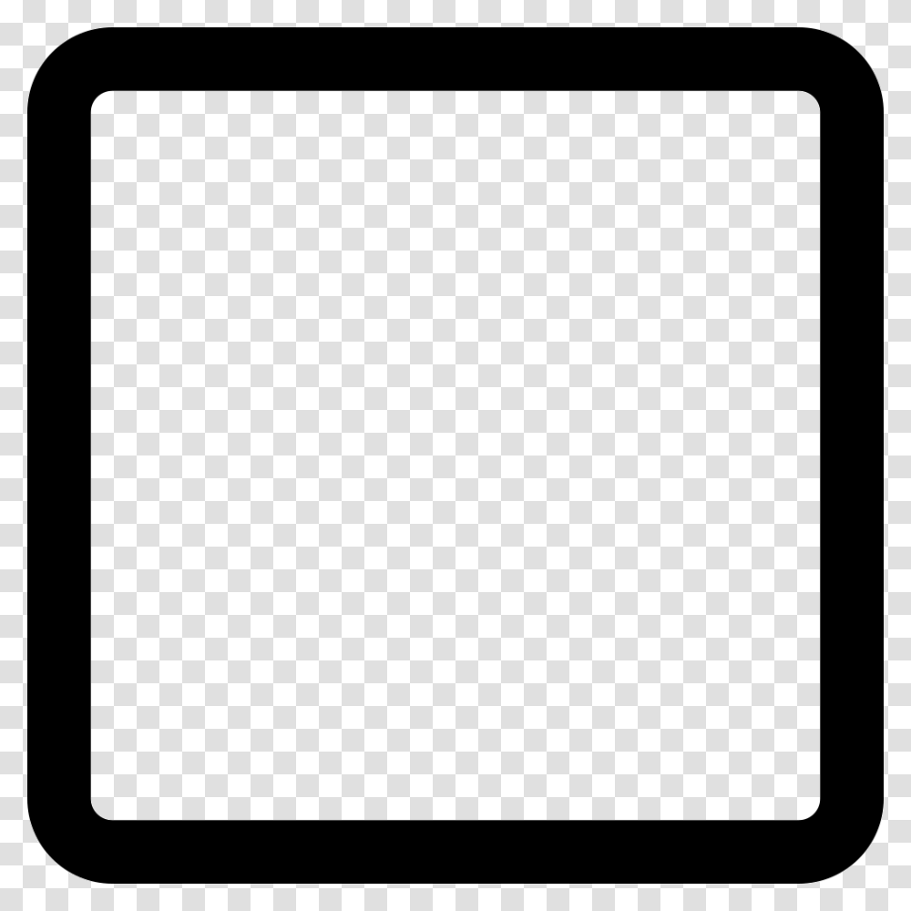 Square Outline Icon Free Download, White Board, Mat, Mousepad, Texture Transparent Png